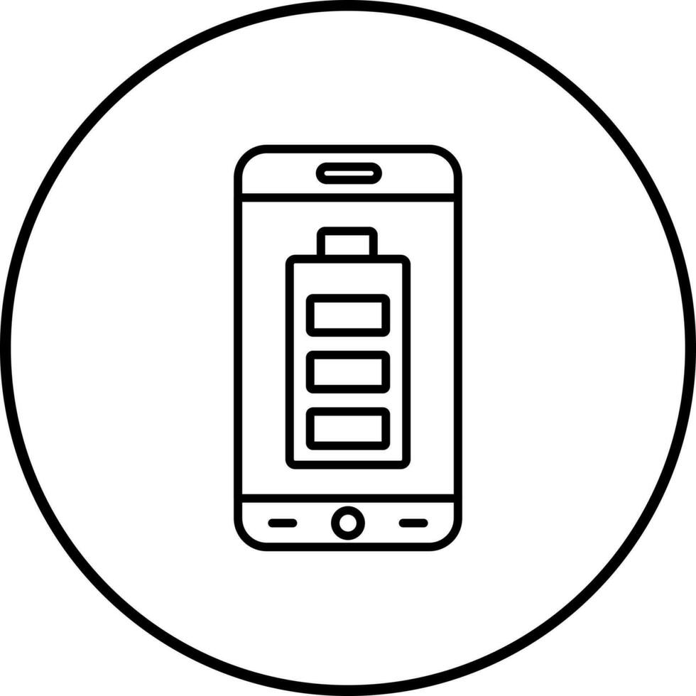 Mobile Battery Vector Icon