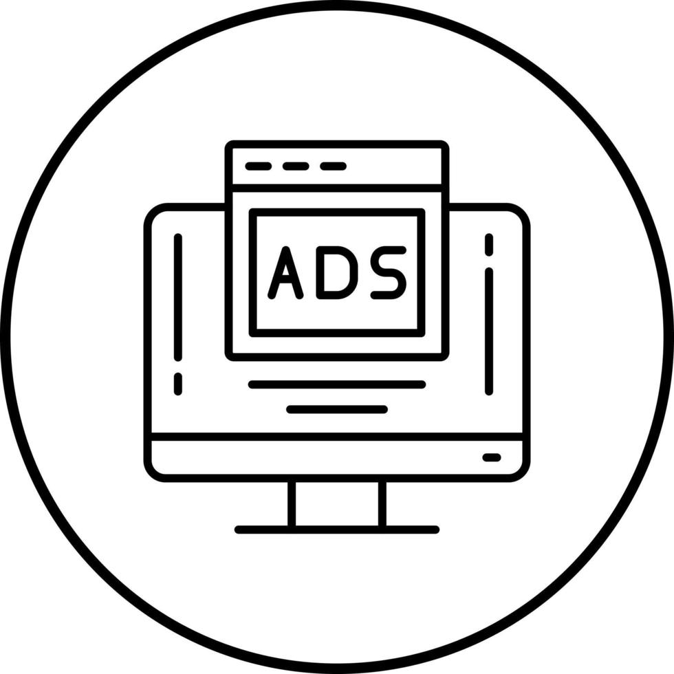 Digital Advertising Vector Icon