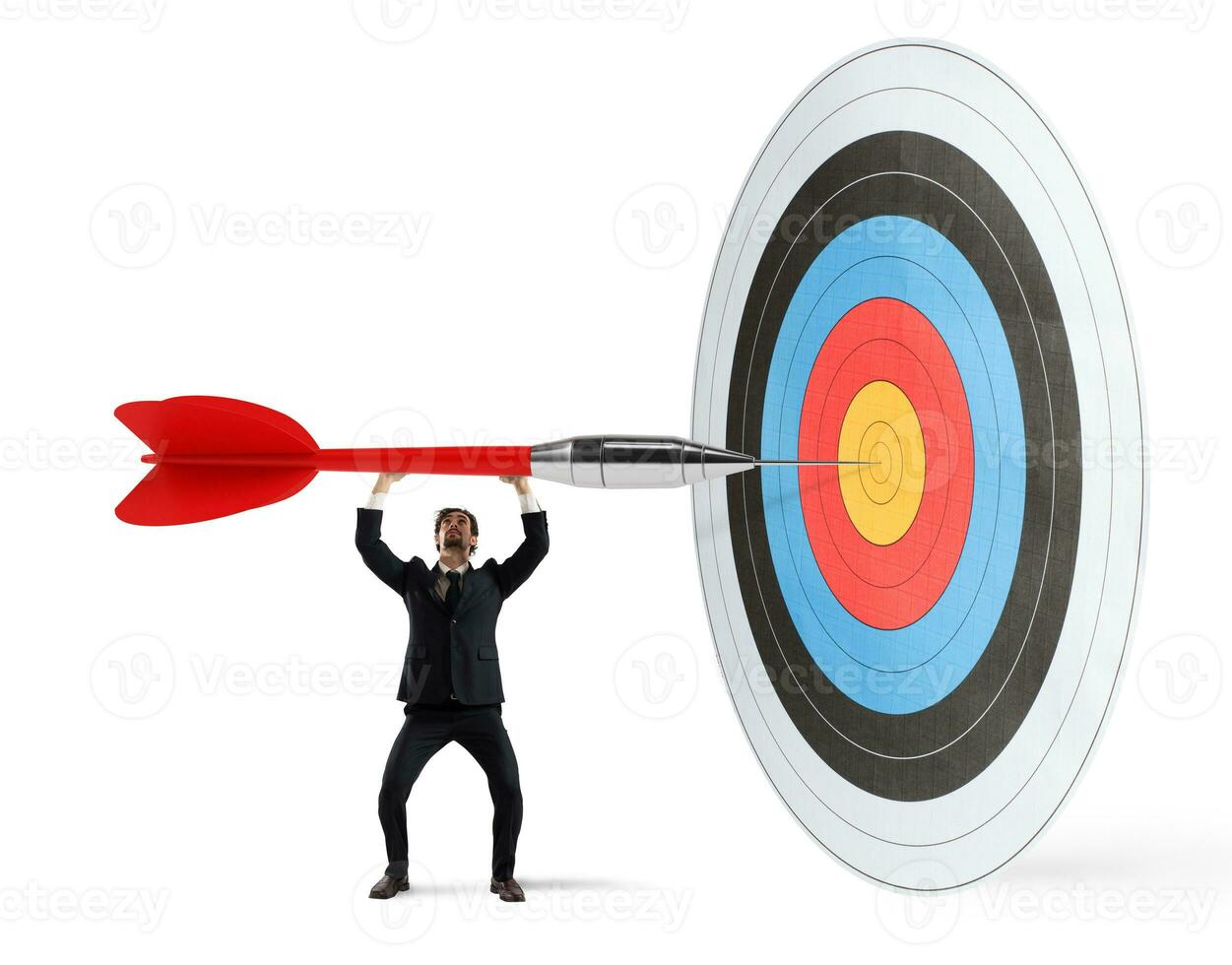 Aim the center photo