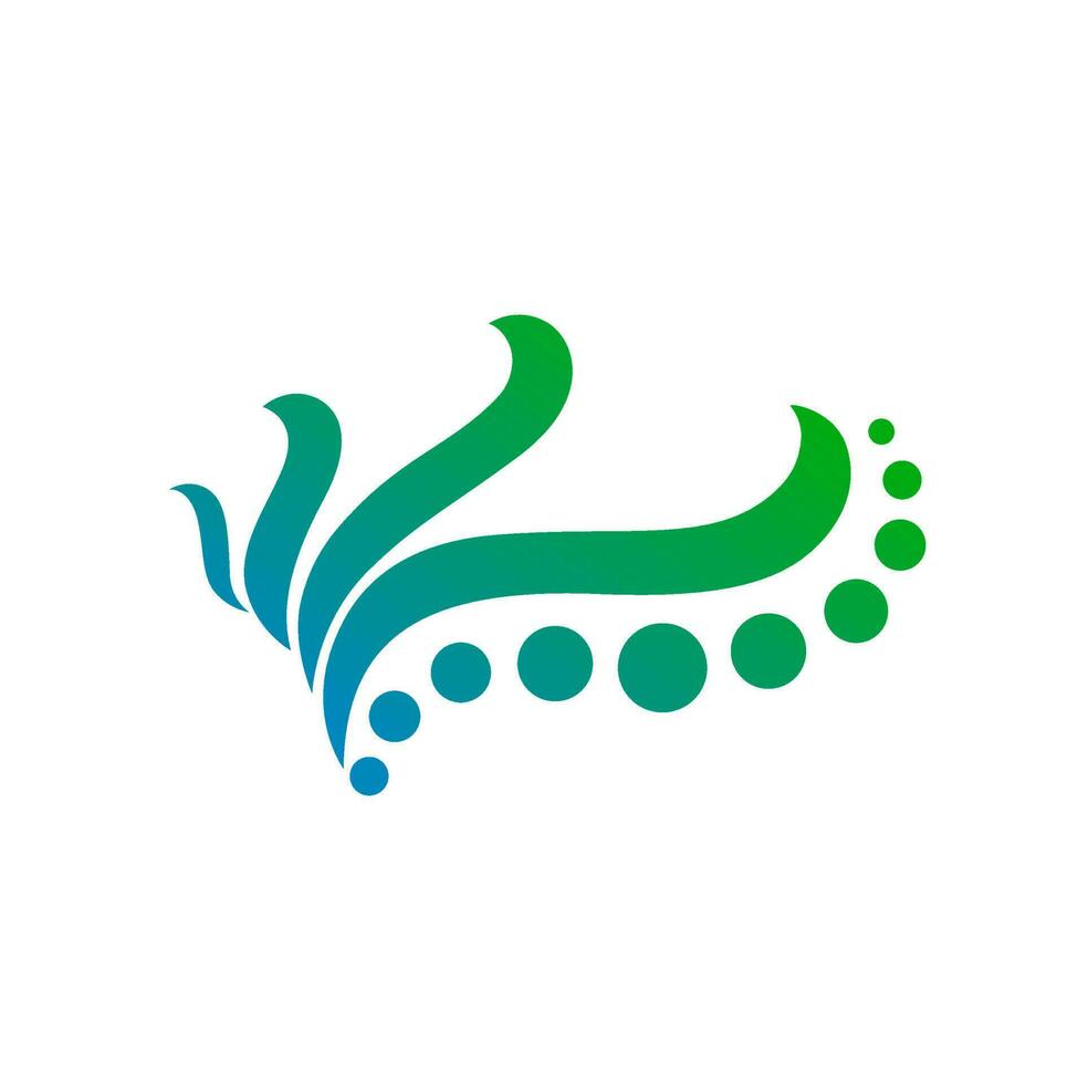 Physiotherapy vector icon in green color. Physiotherapy symbol.