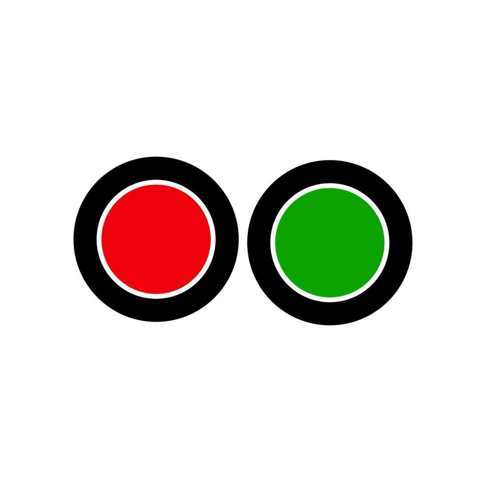 The Start and off button vector icon.