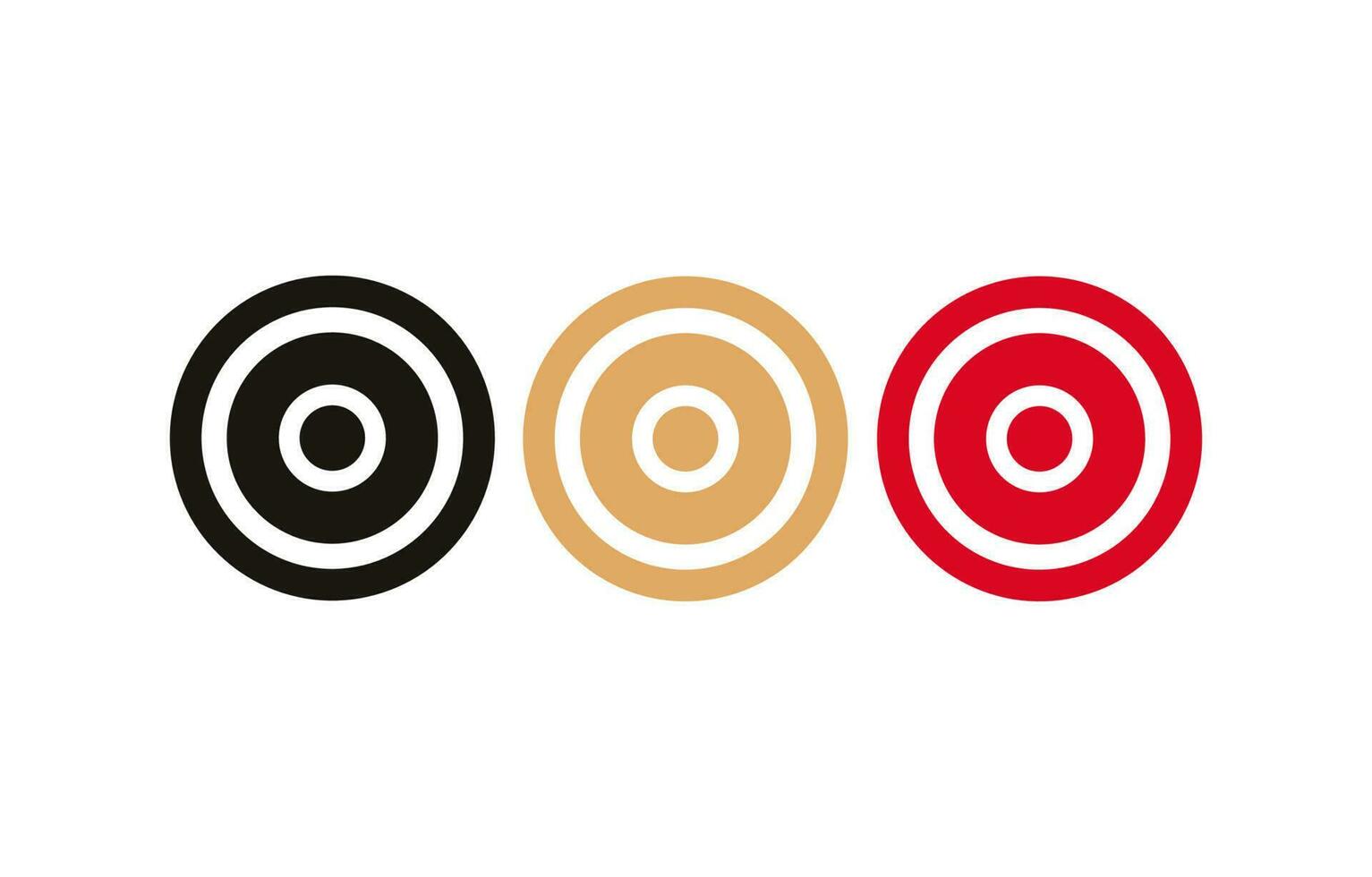 carrom men vector symbol on white background.