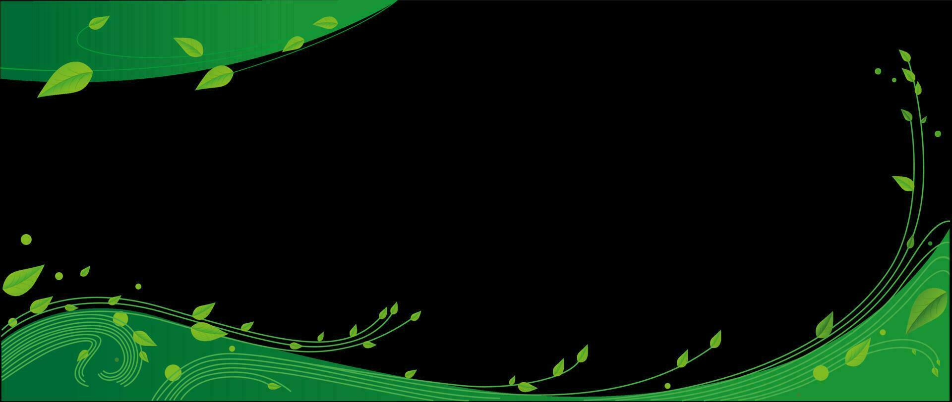 Green leaf vector transparent background. Green leaf vector template.