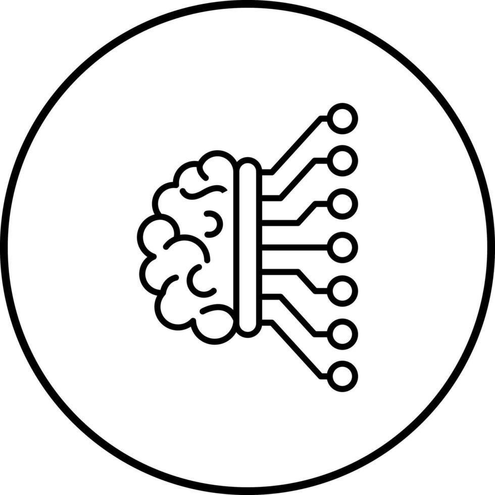 Machine Learning Vector Icon