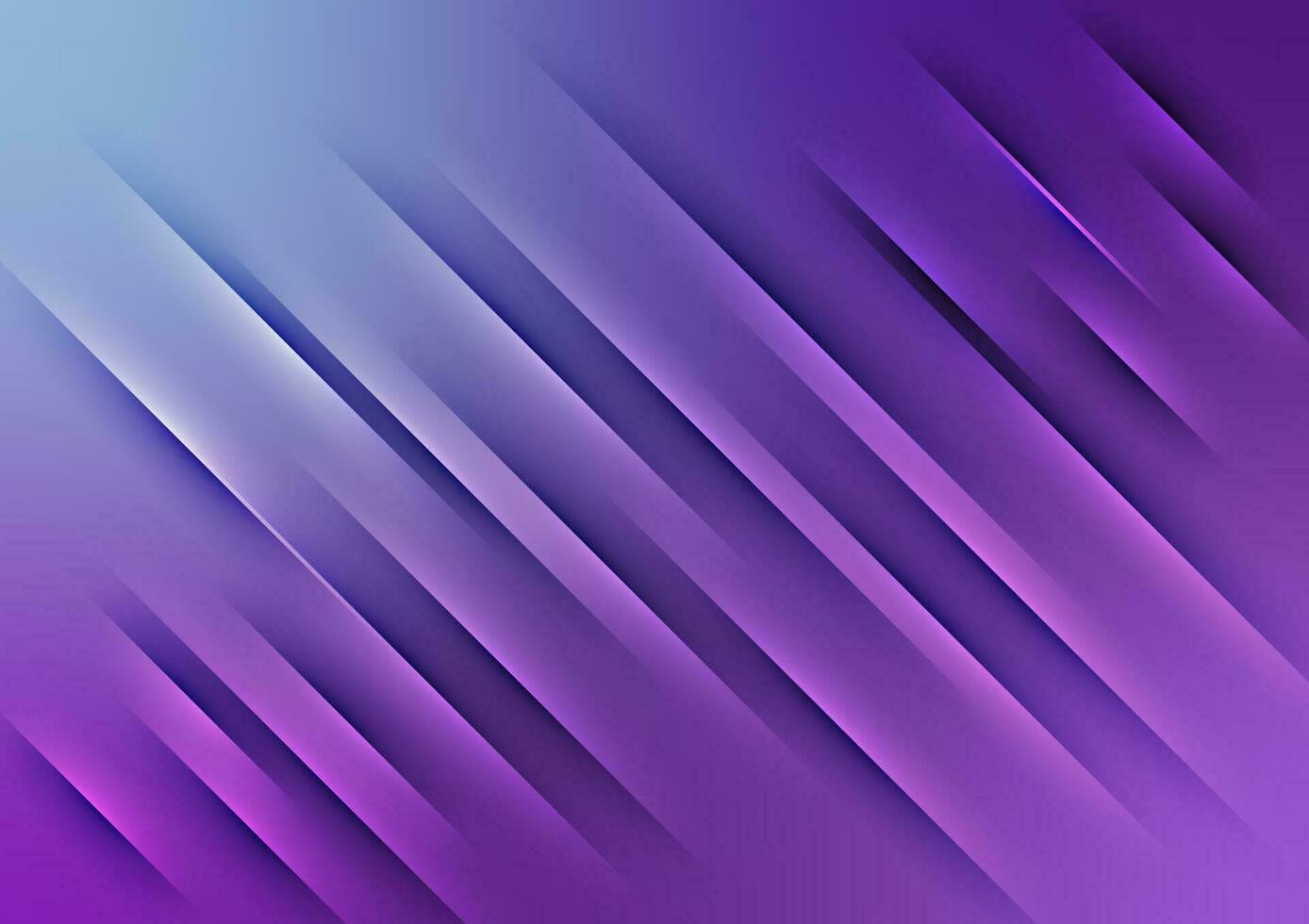 Abstract purple metallic line art modern background vector