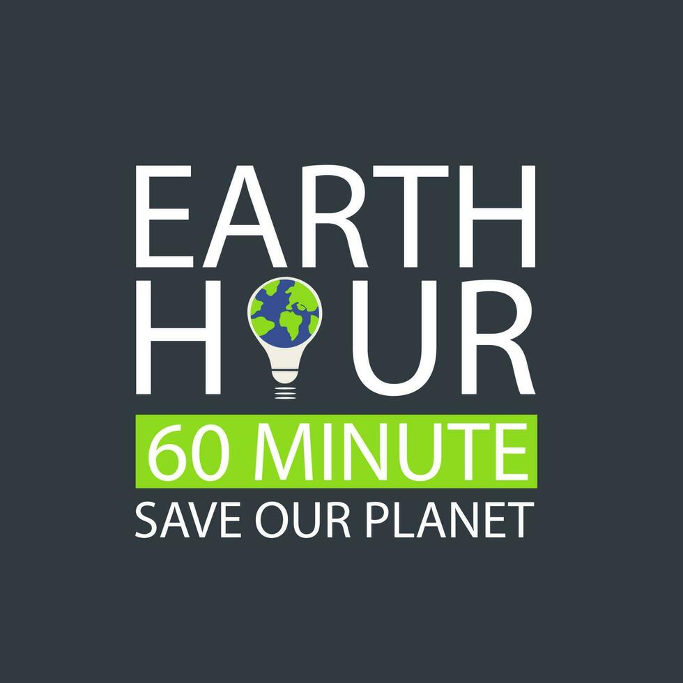 Earth Day vector design template. Save the planet. Vector illustration.
