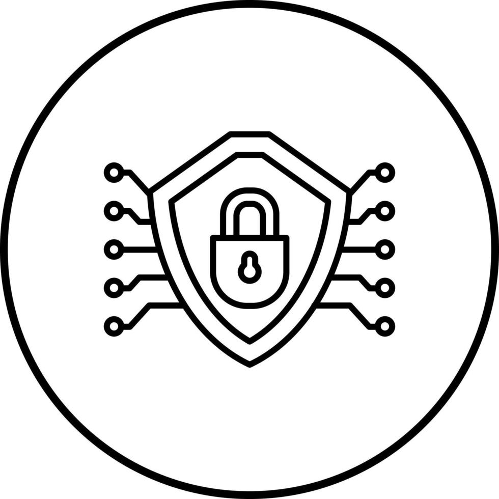 Cyber Security Vector Icon