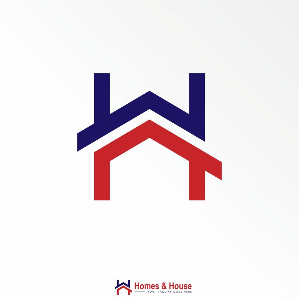 Simple and unique Roof House and letter or word H font with ornament around image graphic icon logo design abstract concept vector stock. Can be used as a symbol related to home or initial