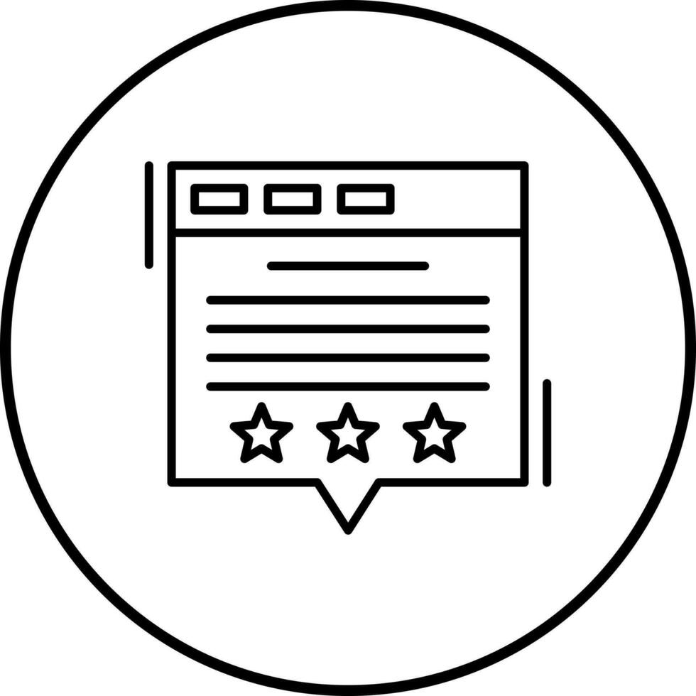 Review Vector Icon