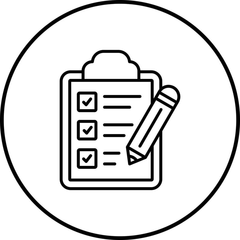 Checklist Vector Icon