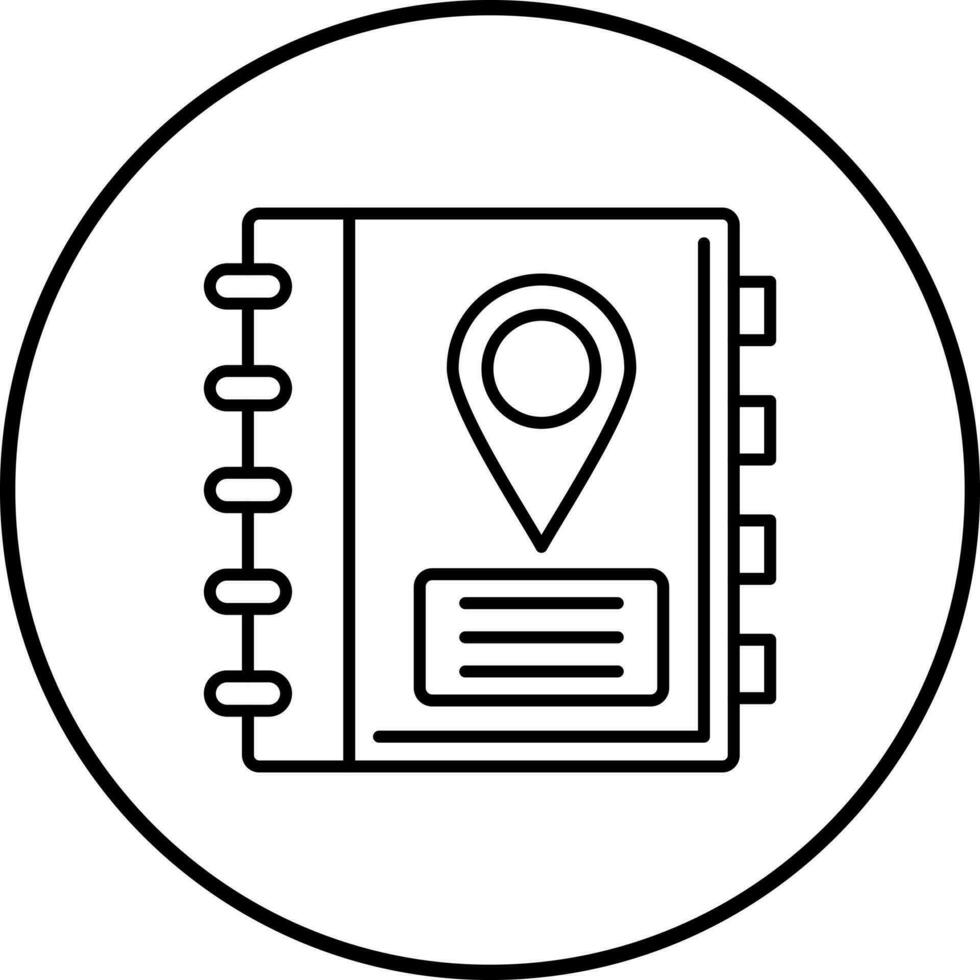 Address Book Vector Icon