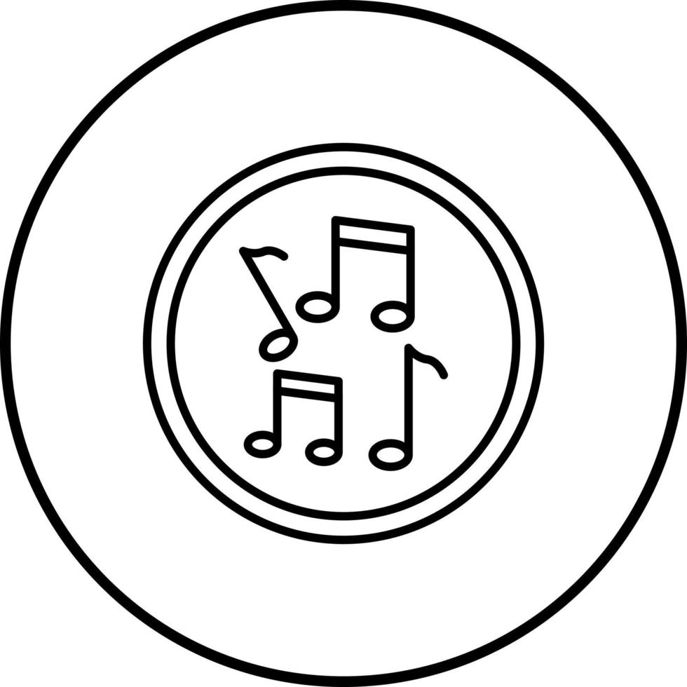 Musical Notes Vector Icon