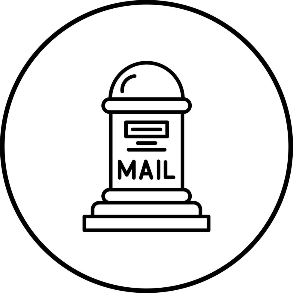 Mail Box Vector Icon