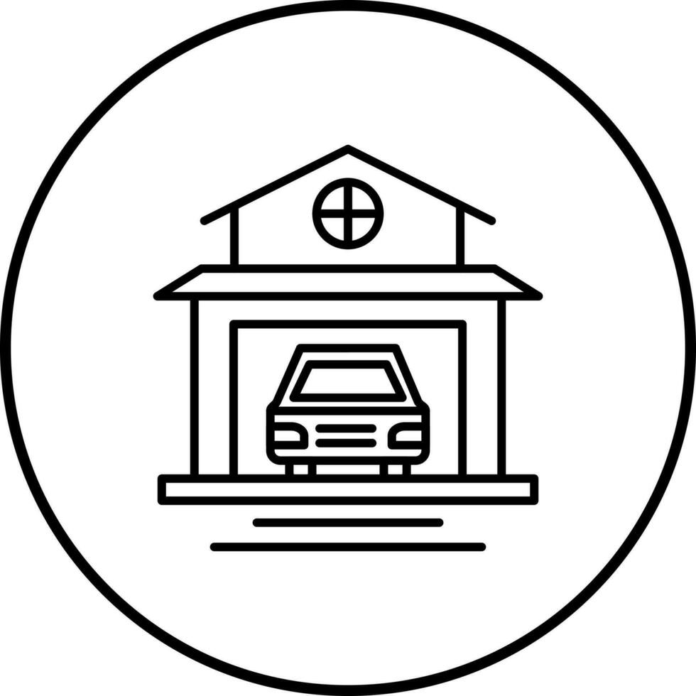 Garage Vector Icon