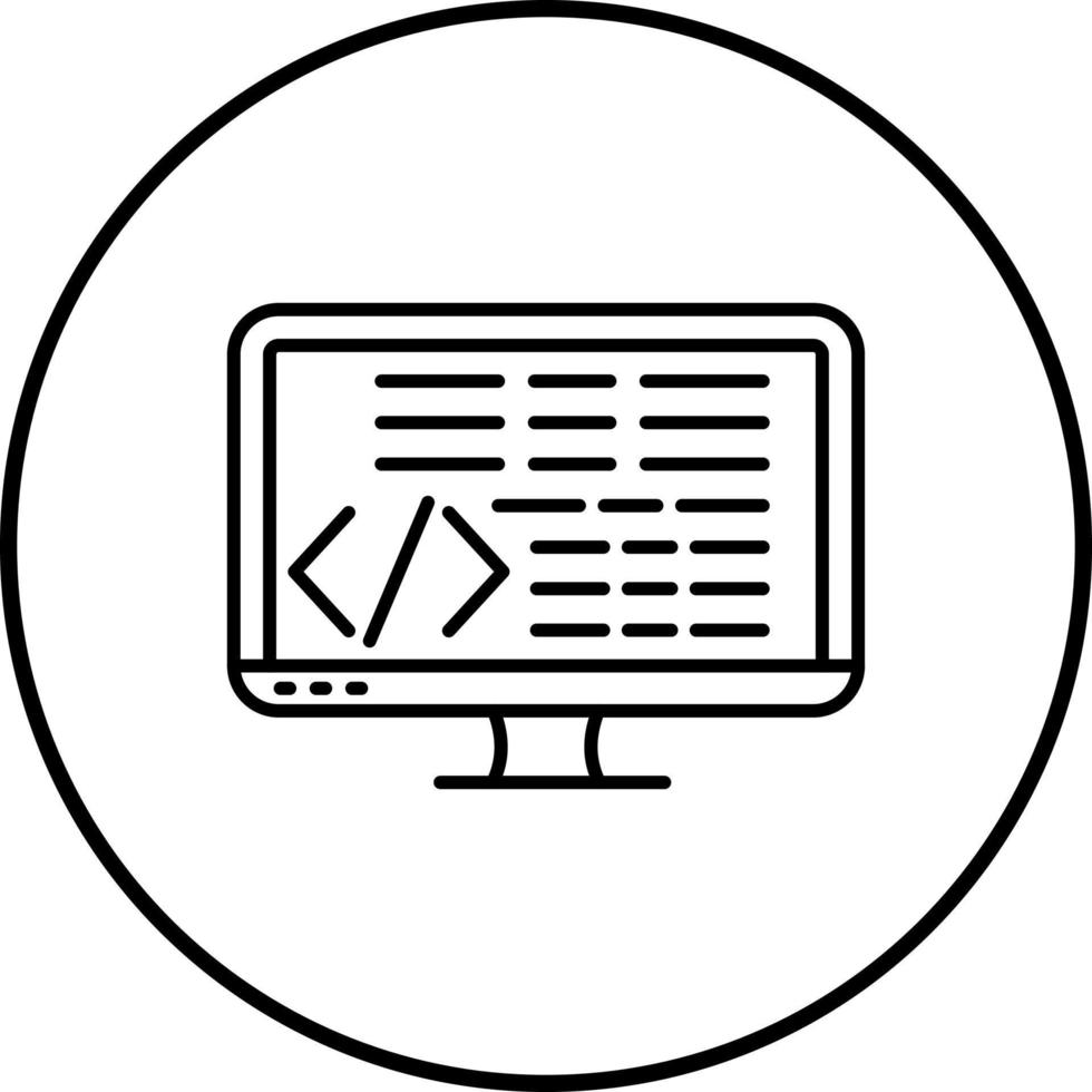 Coding Vector Icon