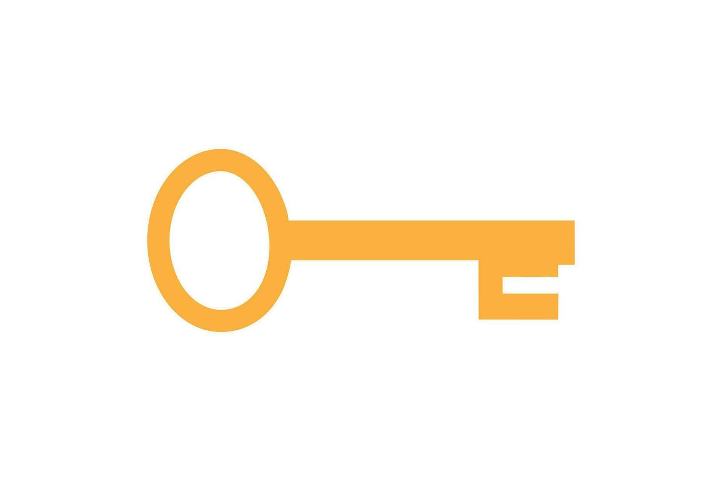 Key vector, lock element in trendy flat design. Icon in trendy flat style isolated on background. Key icon page symbol for your web site design Key icon logo, app, UI. Key icon illustration, EPS10. vector