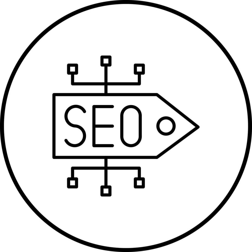 SEO Tag Vector Icon