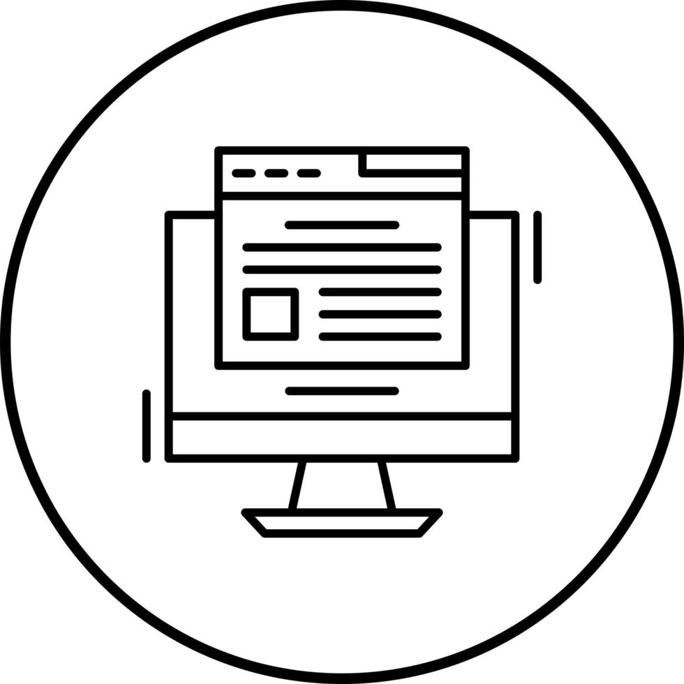 Blog Vector Icon