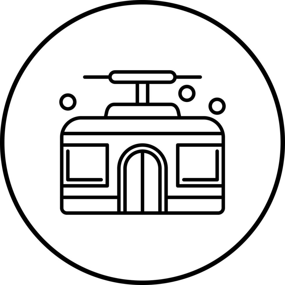 Cable Car Vector Icon