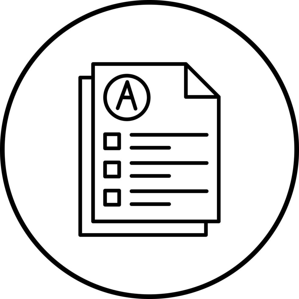 Exam Vector Icon