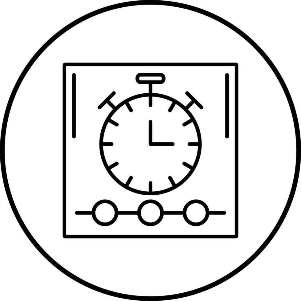 icono de vector de tiempo