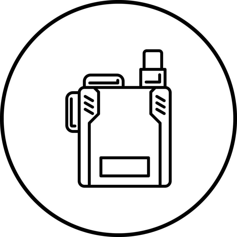 icono de vector de vape