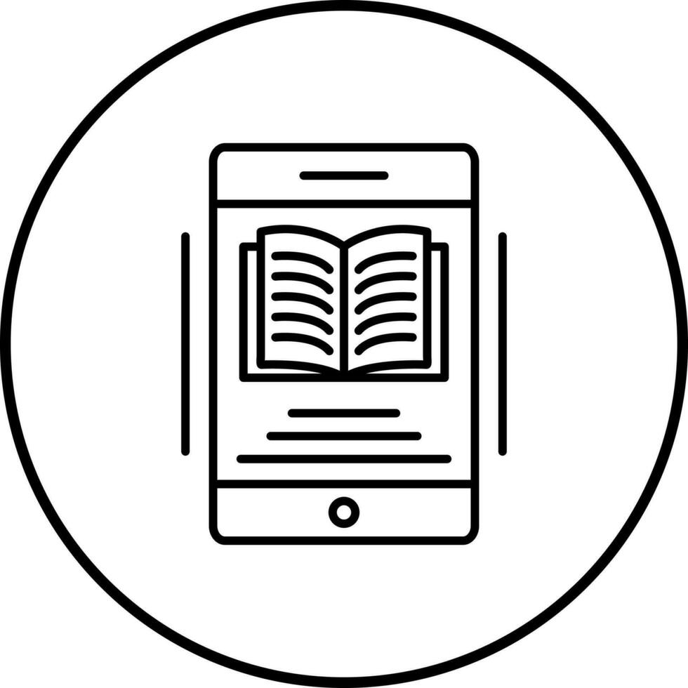 icono de vector de ebook