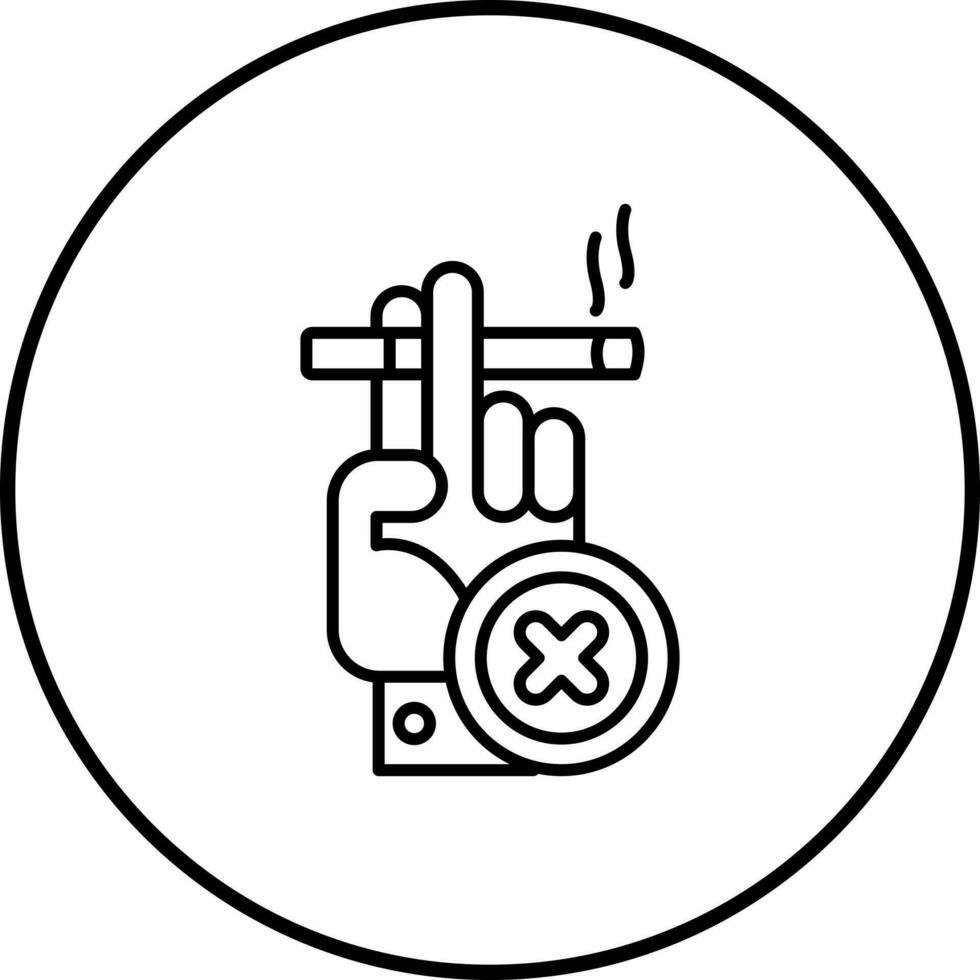 Quit Smoking Vector Icon