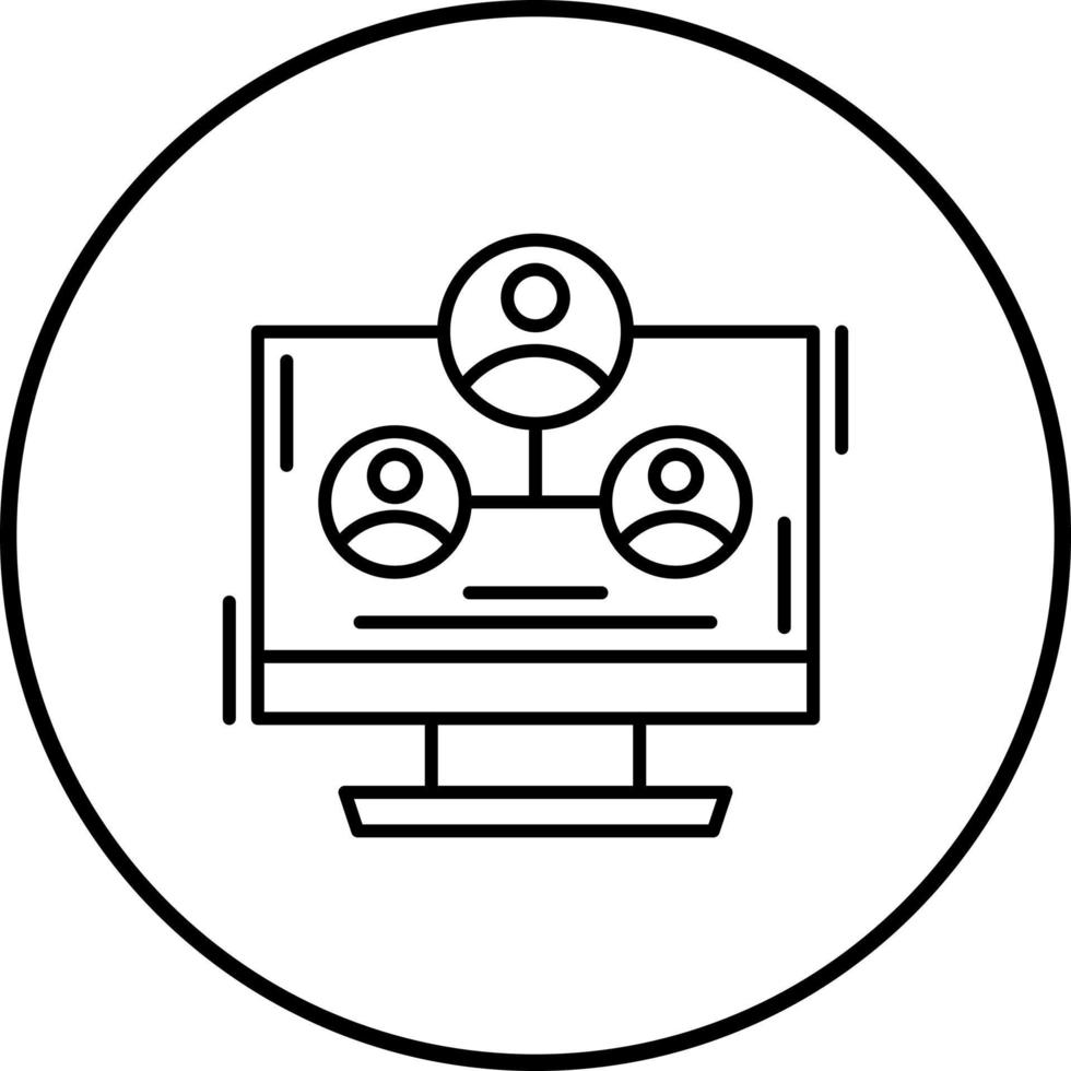 Hierarchy Structure Vector Icon