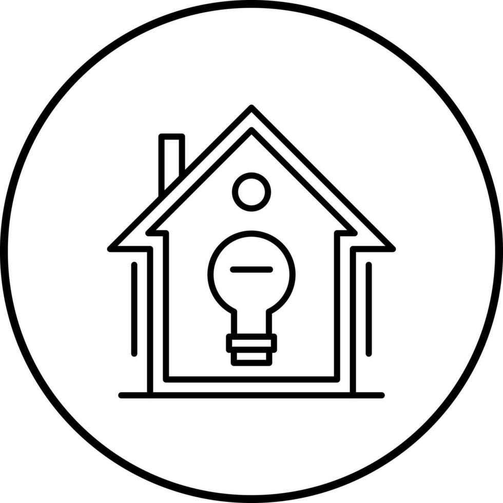 icono de vector de automatización del hogar