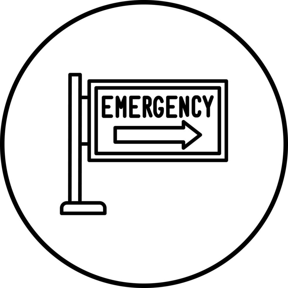 Emergency Sign Vector Icon