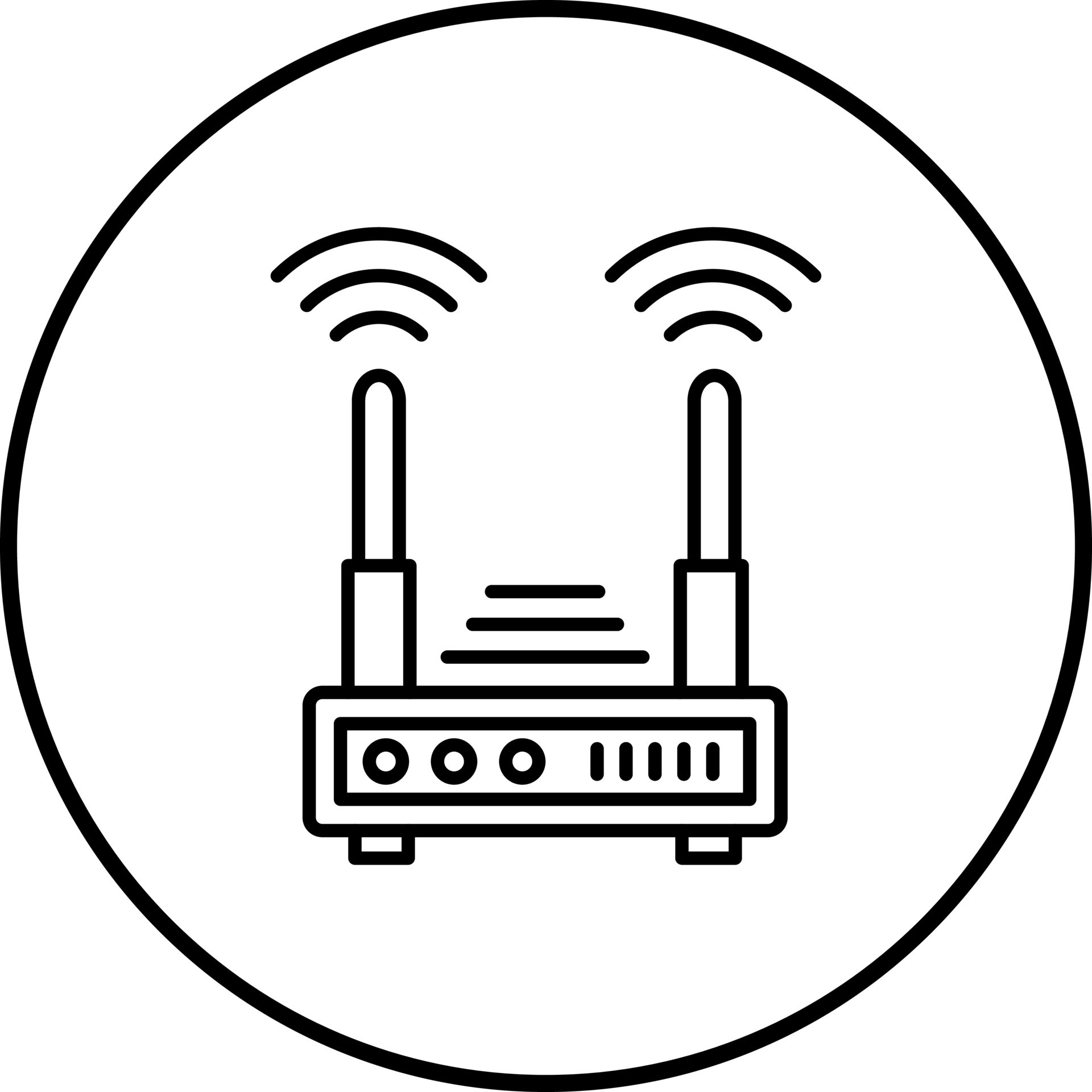 Router Vector Icon 20685059 Vector Art at Vecteezy