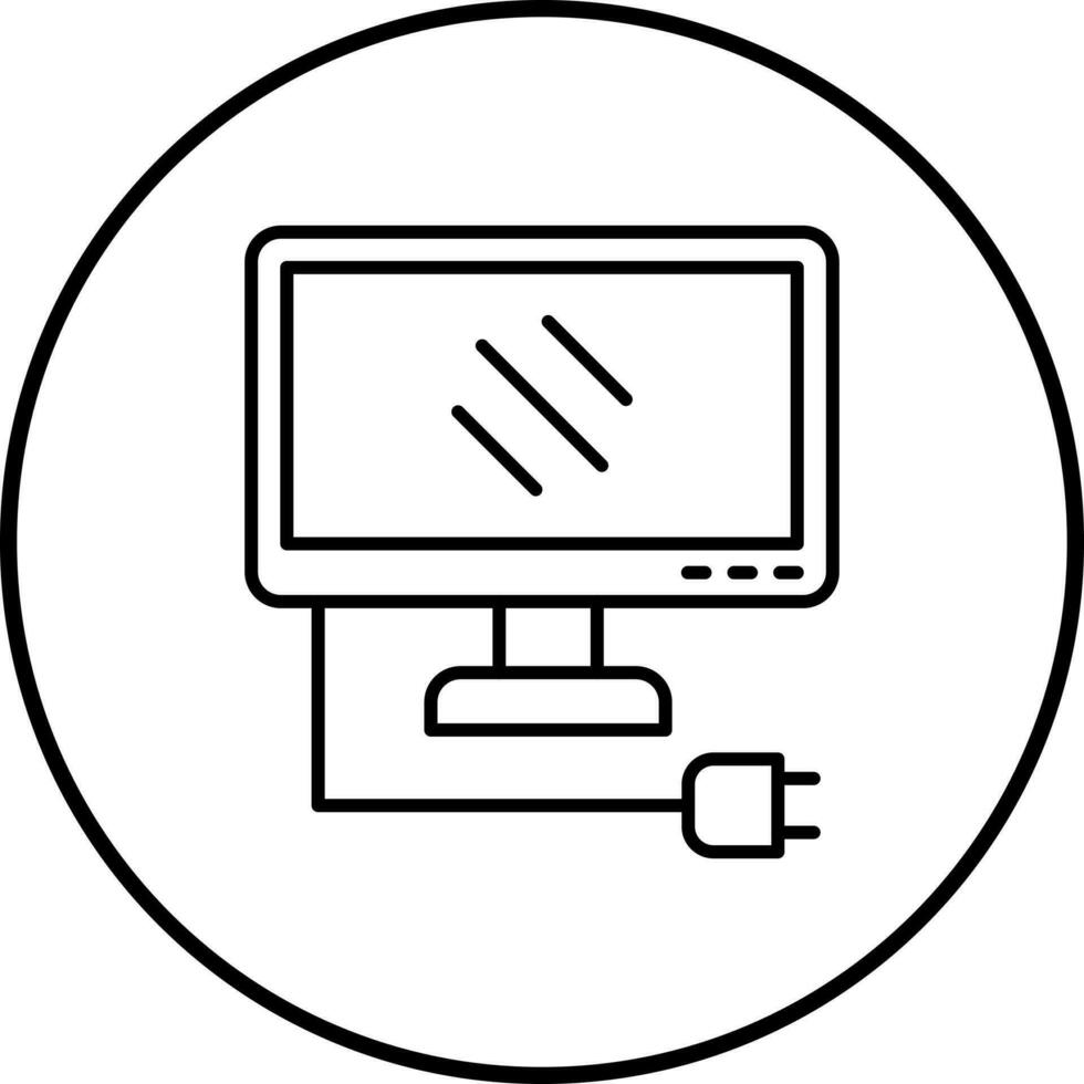 Monitor Vector Icon