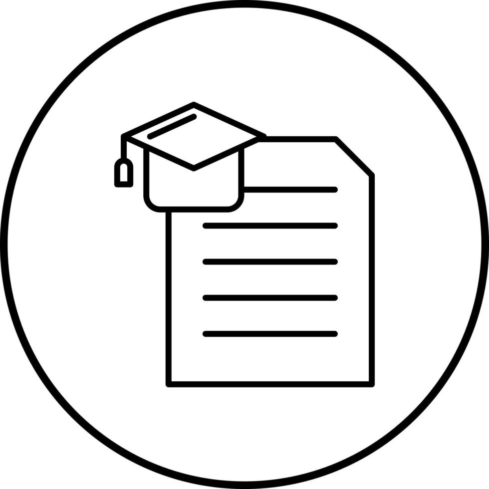 Degree Vector Icon