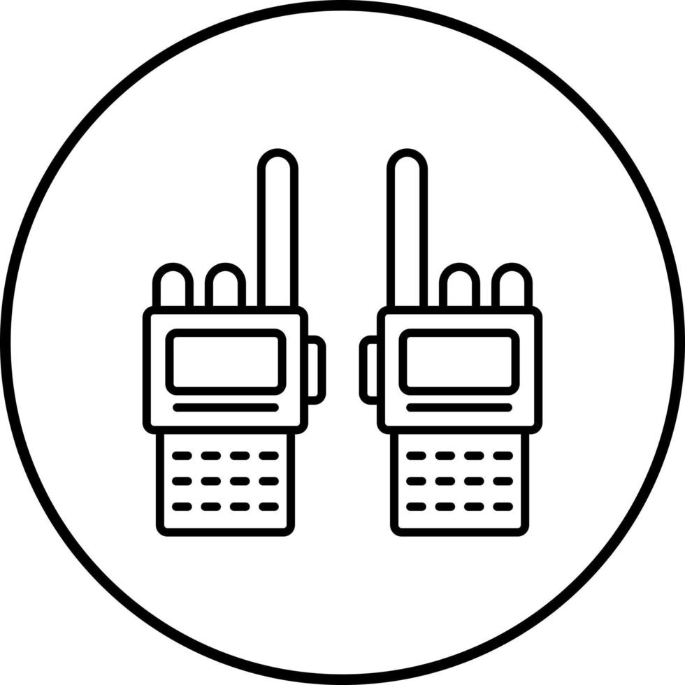 Walkie Talkie Vector Icon