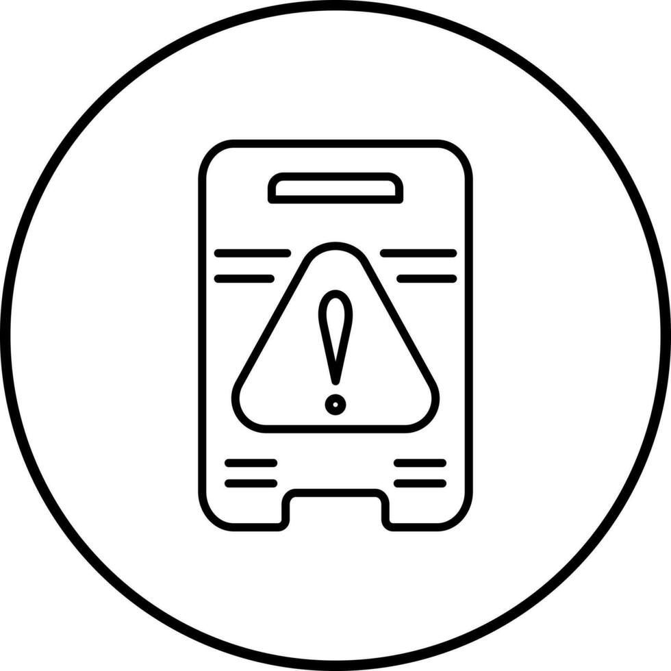 Caution Sign Vector Icon