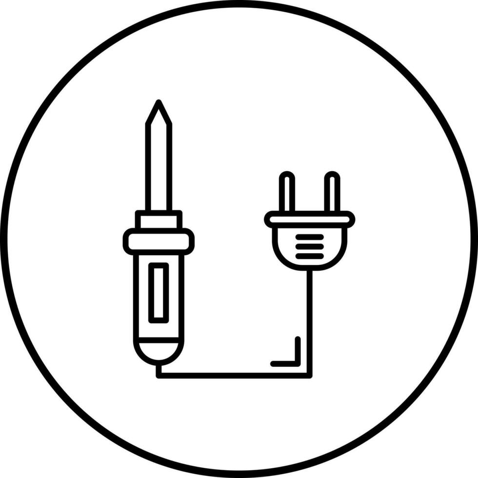 Soldering Iron Vector Icon