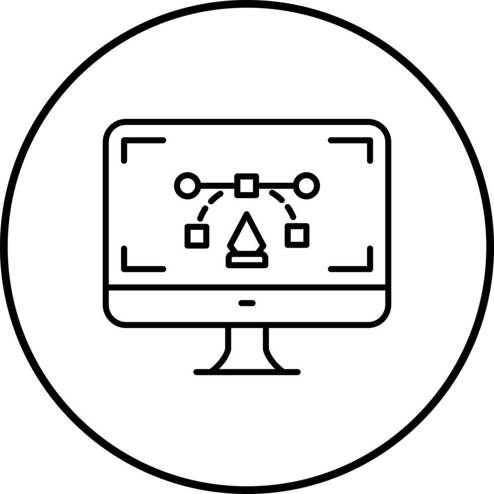 Desktop Vector Icon