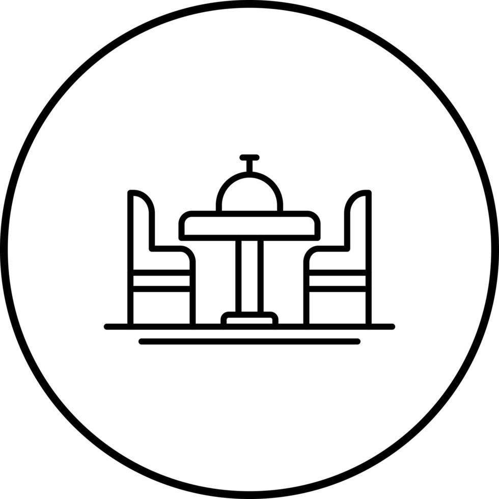 Dinning Table Vector Icon