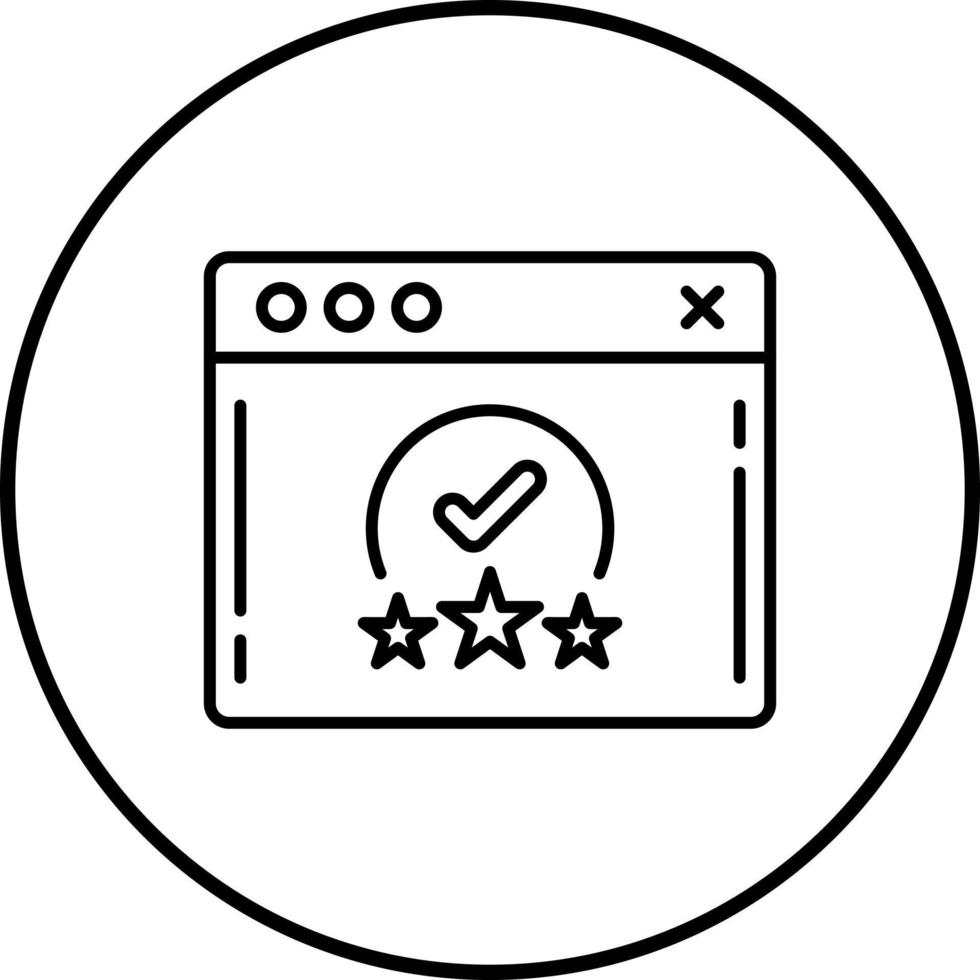 Rating Vector Icon