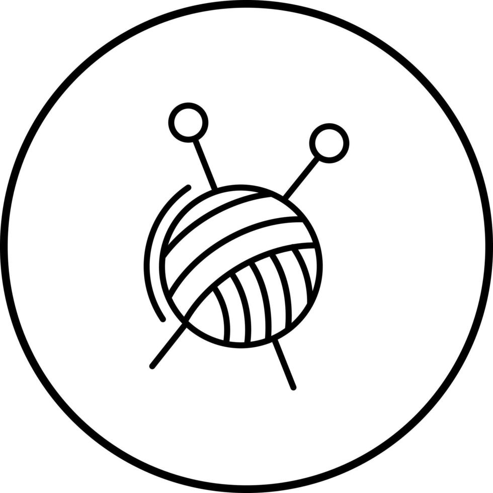 Knitting Vector Icon
