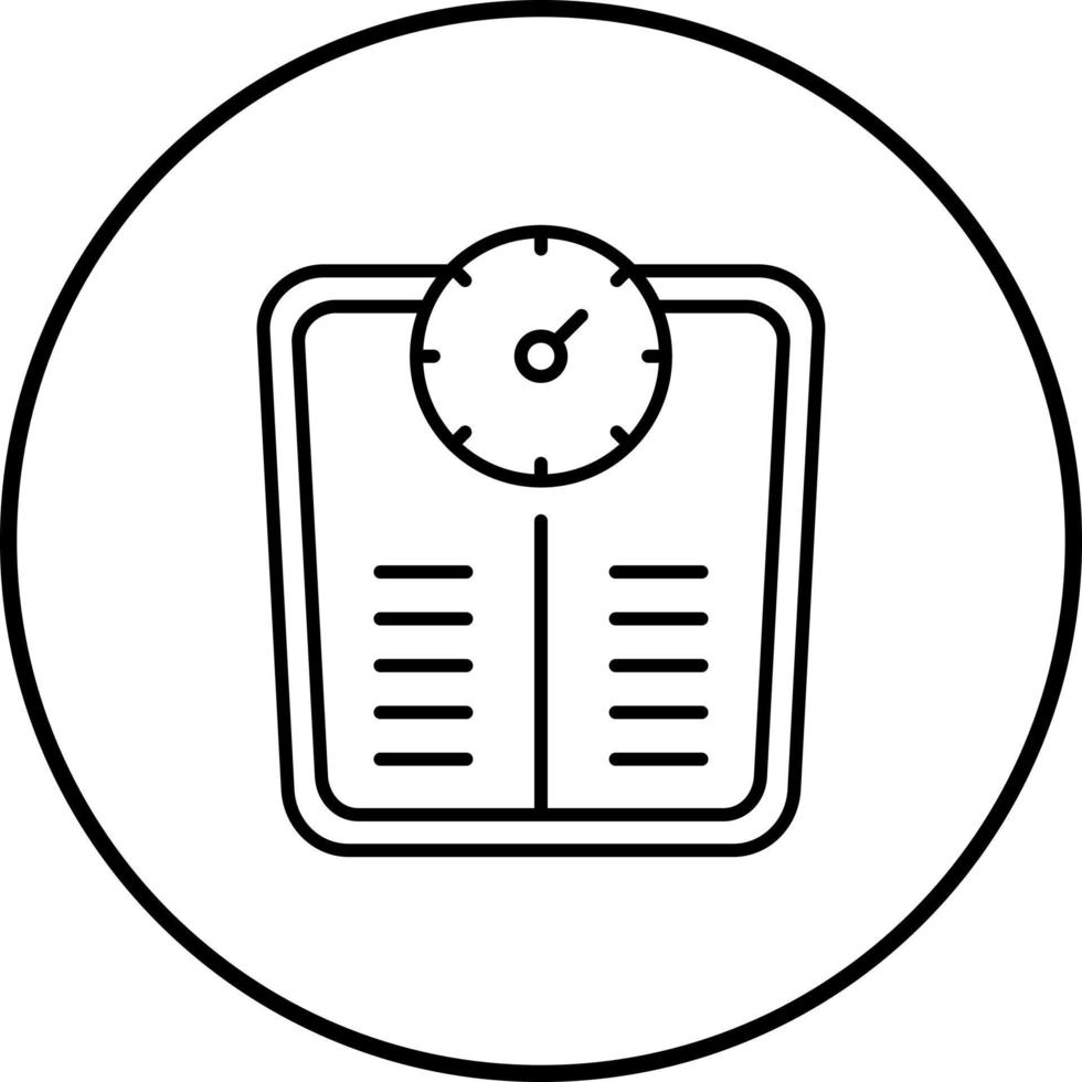 Weight Scale Vector Icon