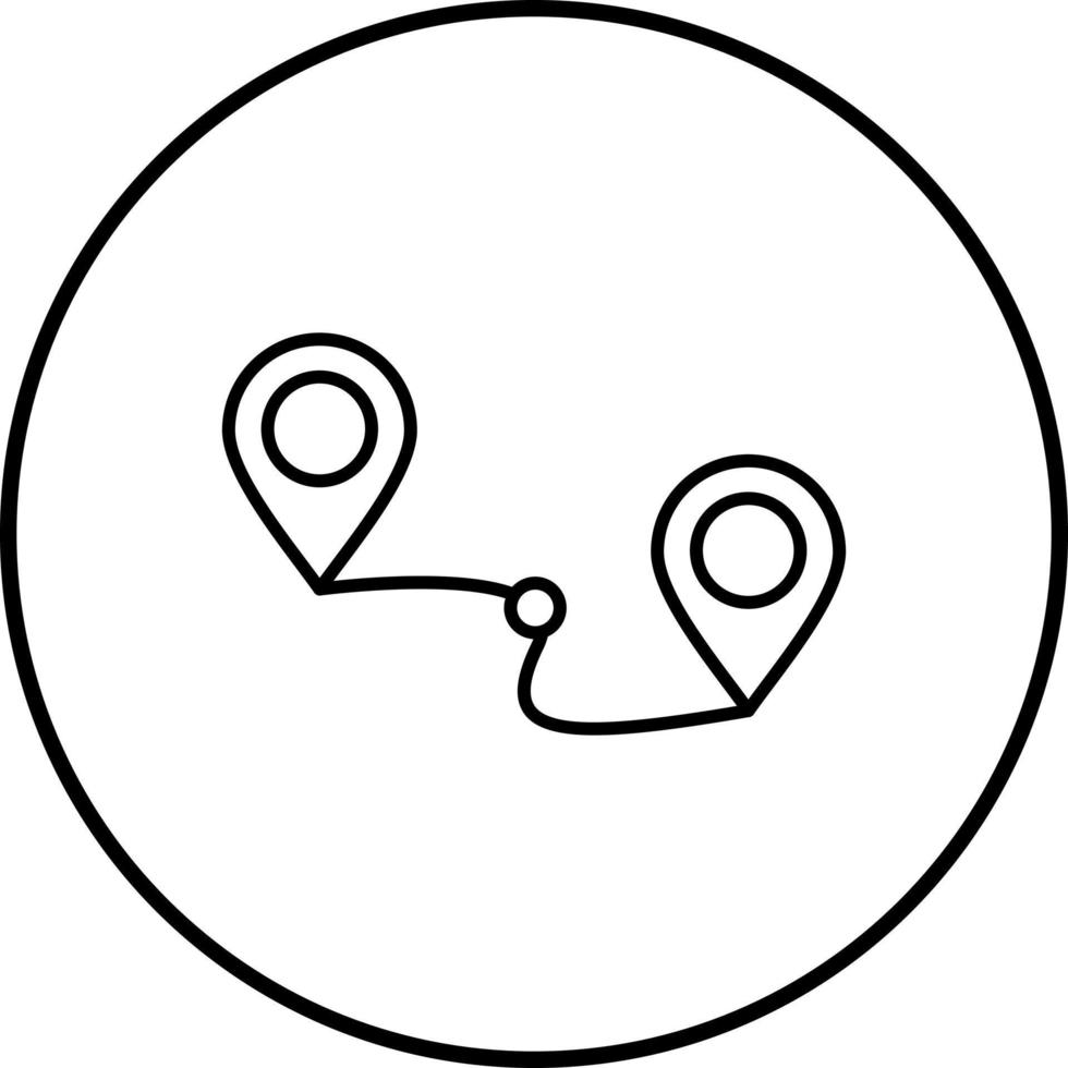 Route Vector Icon