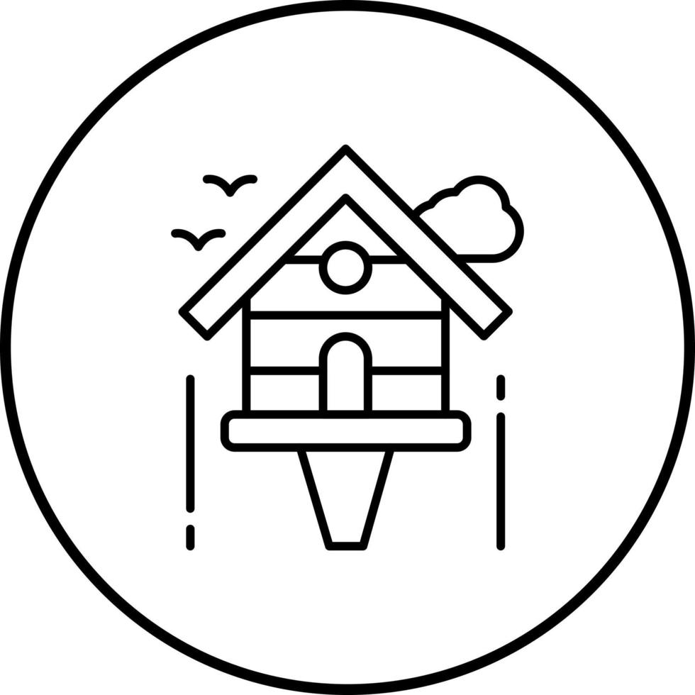 Birdhouse Vector Icon