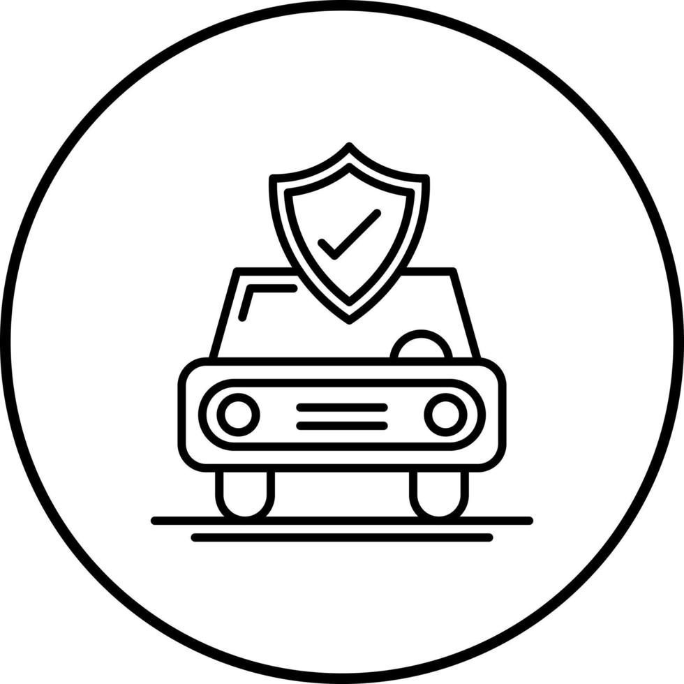 Car Insurance Vector Icon