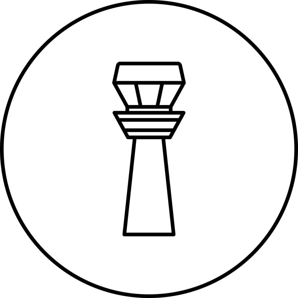 Control Tower Vector Icon