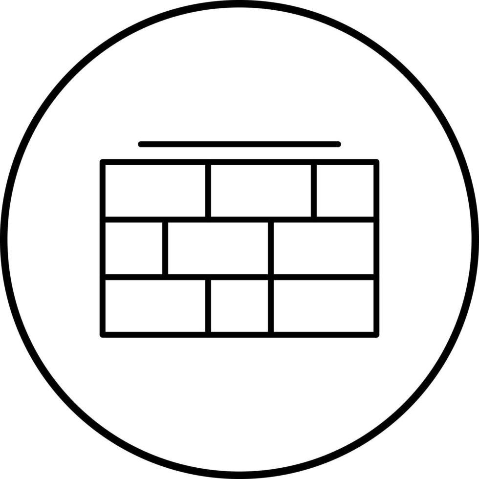 Brick wall Vector Icon