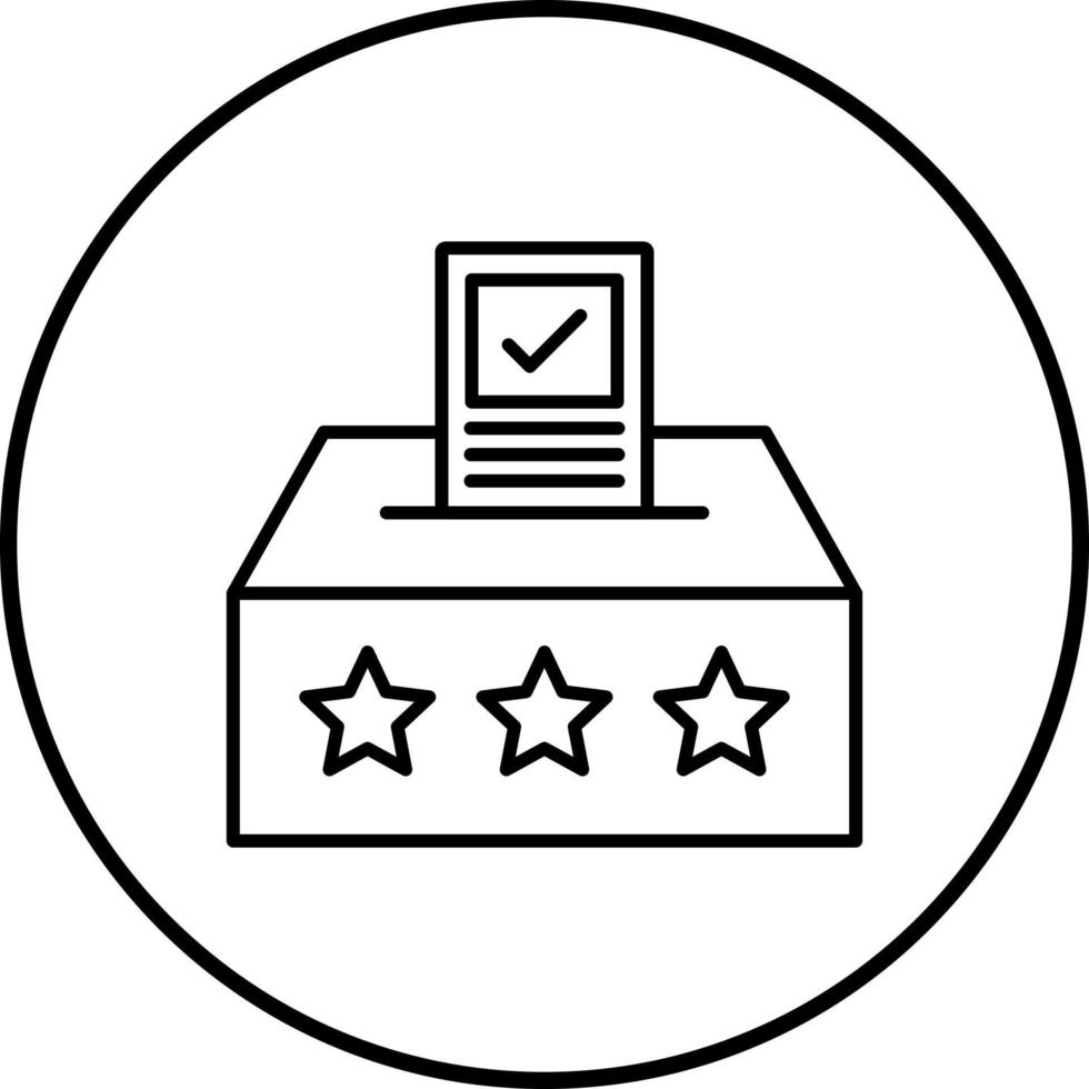 Ballot Vector Icon