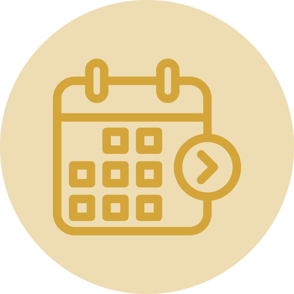 Next Week Vector Icon Design