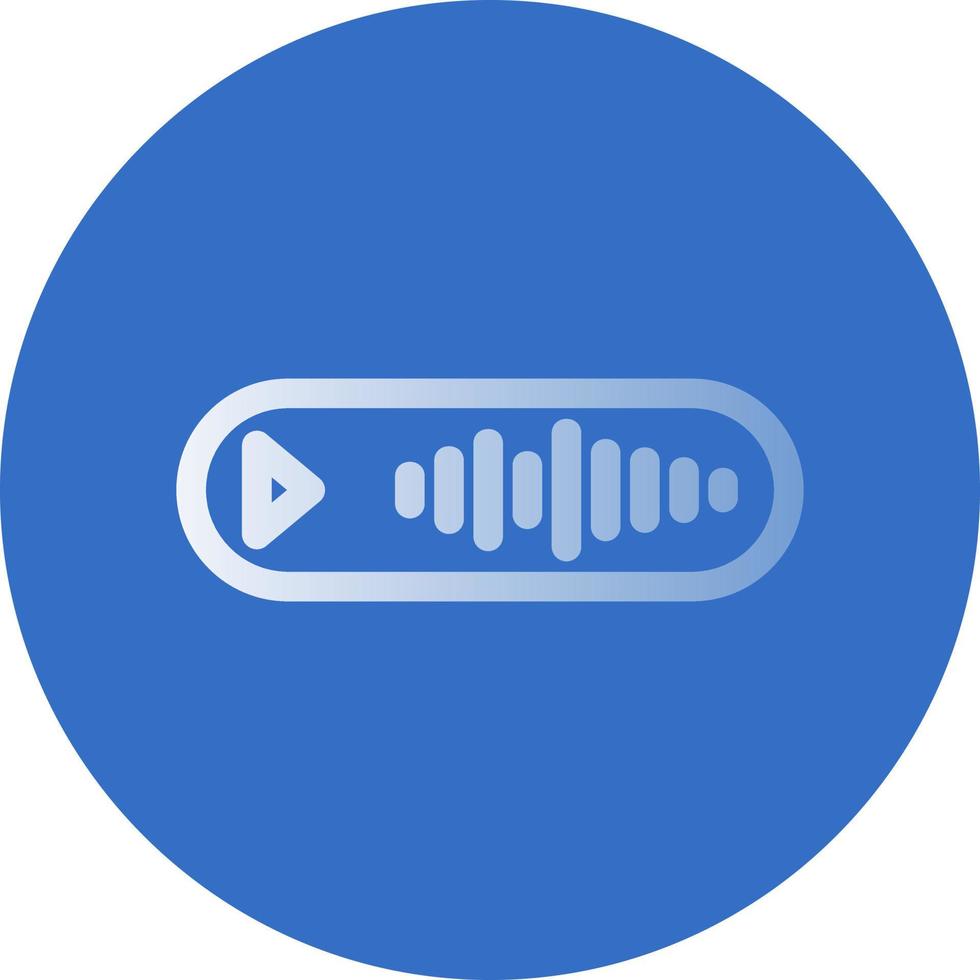 Voice Message Vector Icon Design